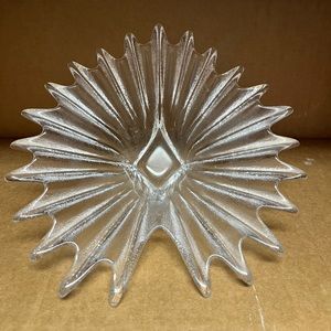 Dartington crystal Palm trinket dish by Anita
Harris